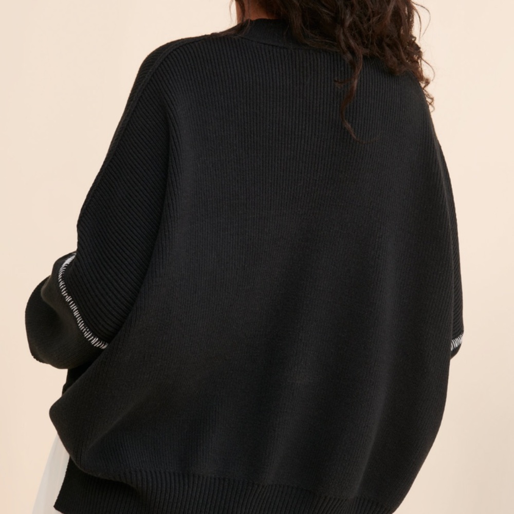 Free People x Tricia Fix Exploded Bow Sweater - Picture 2 of 8